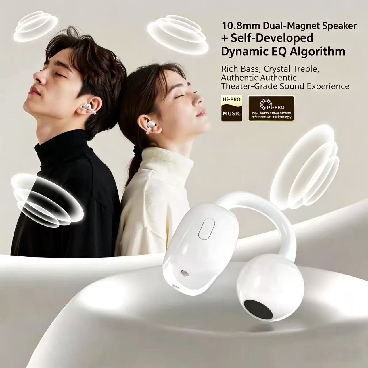 Sports Earphone Hook - Open Ear Clip Bluetooth Headphones Wireless