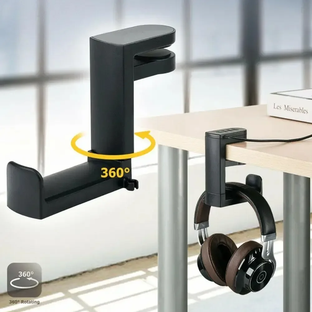 360° Rotating Headphone Stand  - Headphone Stand Desk recension och pris