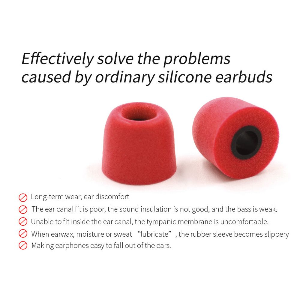 3Pairs Upgrade Noise Isolating - Earphone Foam Tip recension och pris