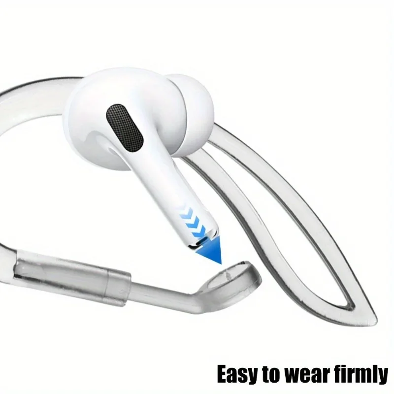 1/2pair Transparent Ear Hook F - Sports Earphone Hook recension och pris