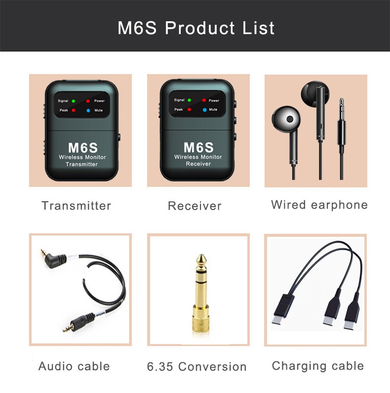 2.4G Stereo Wireless In-Ear Mo - In Ear Monitor Iem recension och pris
