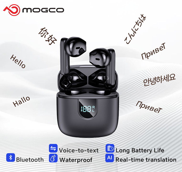 A18 AI Translator Earbuds  164 - Noise Cancelling Headphone recension och pris