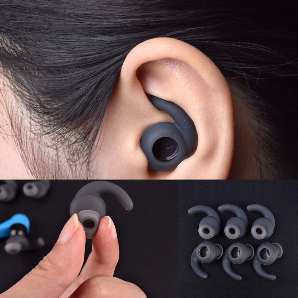 3 Pairs S/M/L In-ear Sports He - Sports Earphone Hook recension och pris