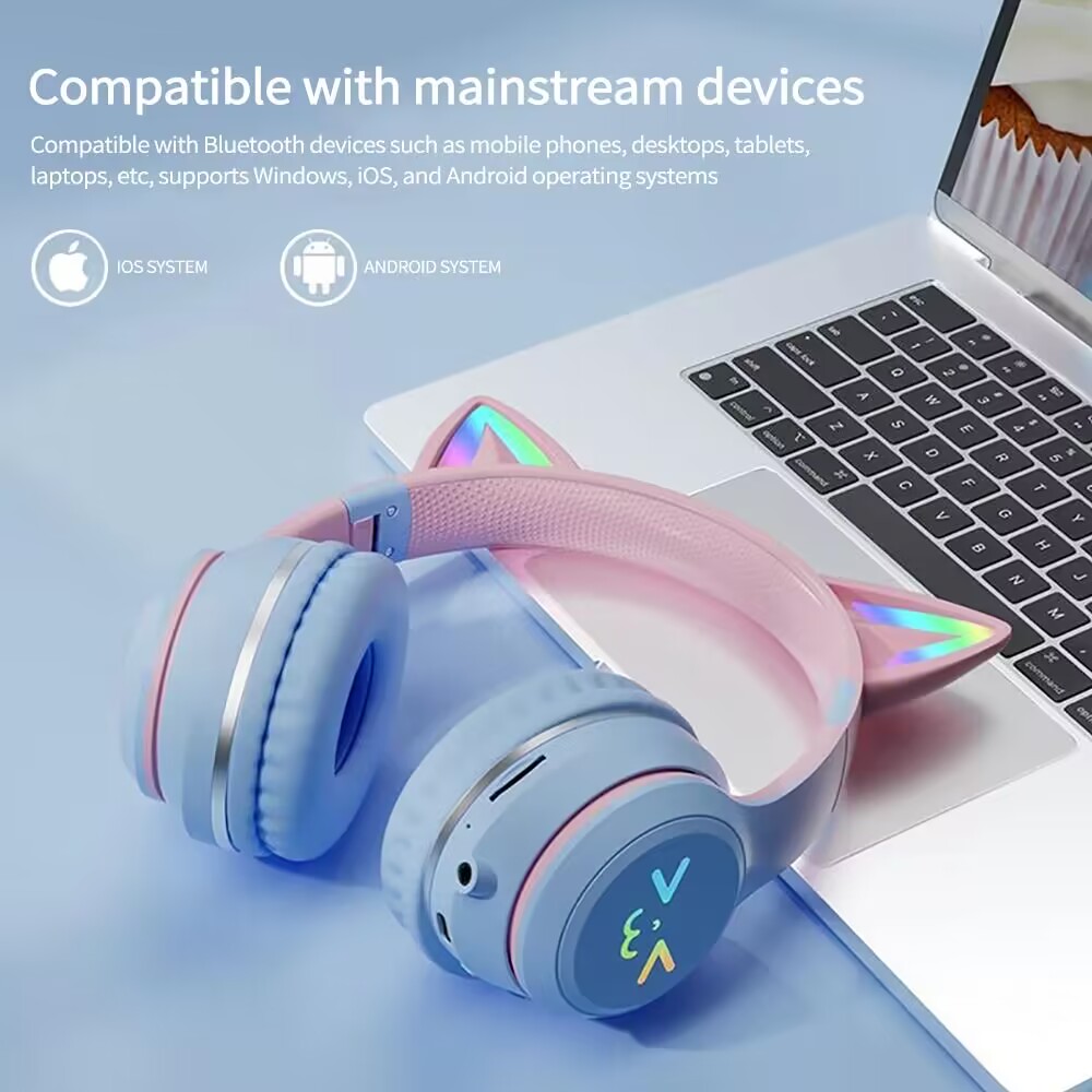RGB Glow Earphones Wireless Ea - Gaming Headset Rgb recension och pris