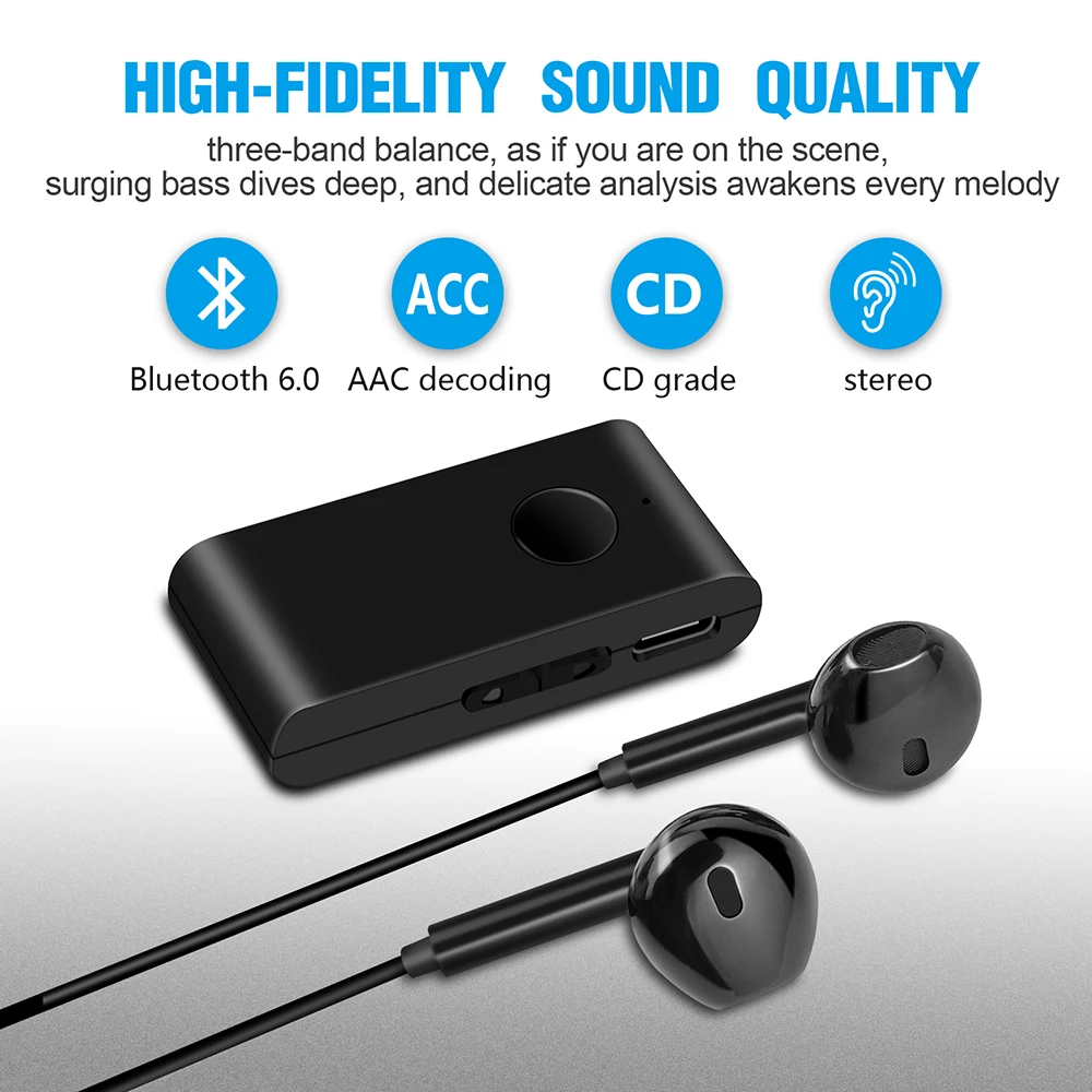 Wireless Audio Adapter 3.5mm R - Bluetooth Adapter Receiver recension och pris