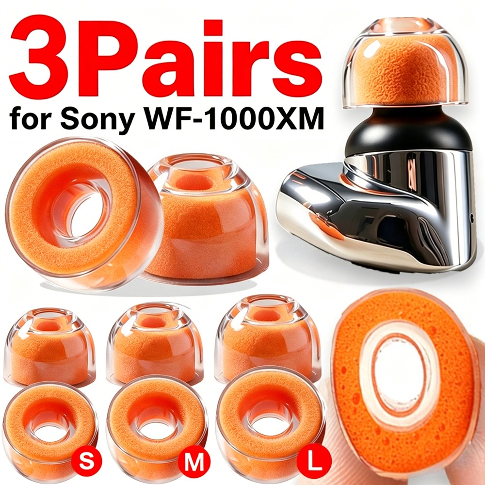 1-3Pairs for Sony WF-1000XM6/5 - Earphone Foam Tip recension och pris